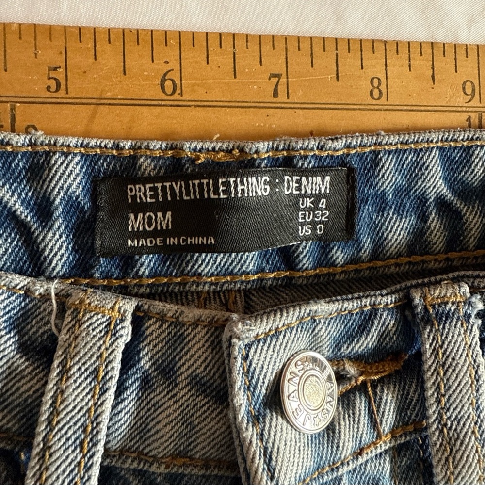 Pretty Little Thing Mom Denim‎ Classic Women's Jeans - Picture 7 of 8